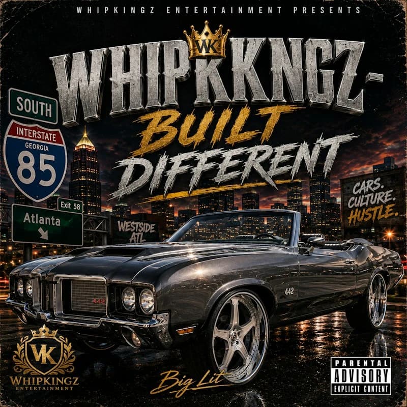 Official WhipKingz (Built Different) album artwork